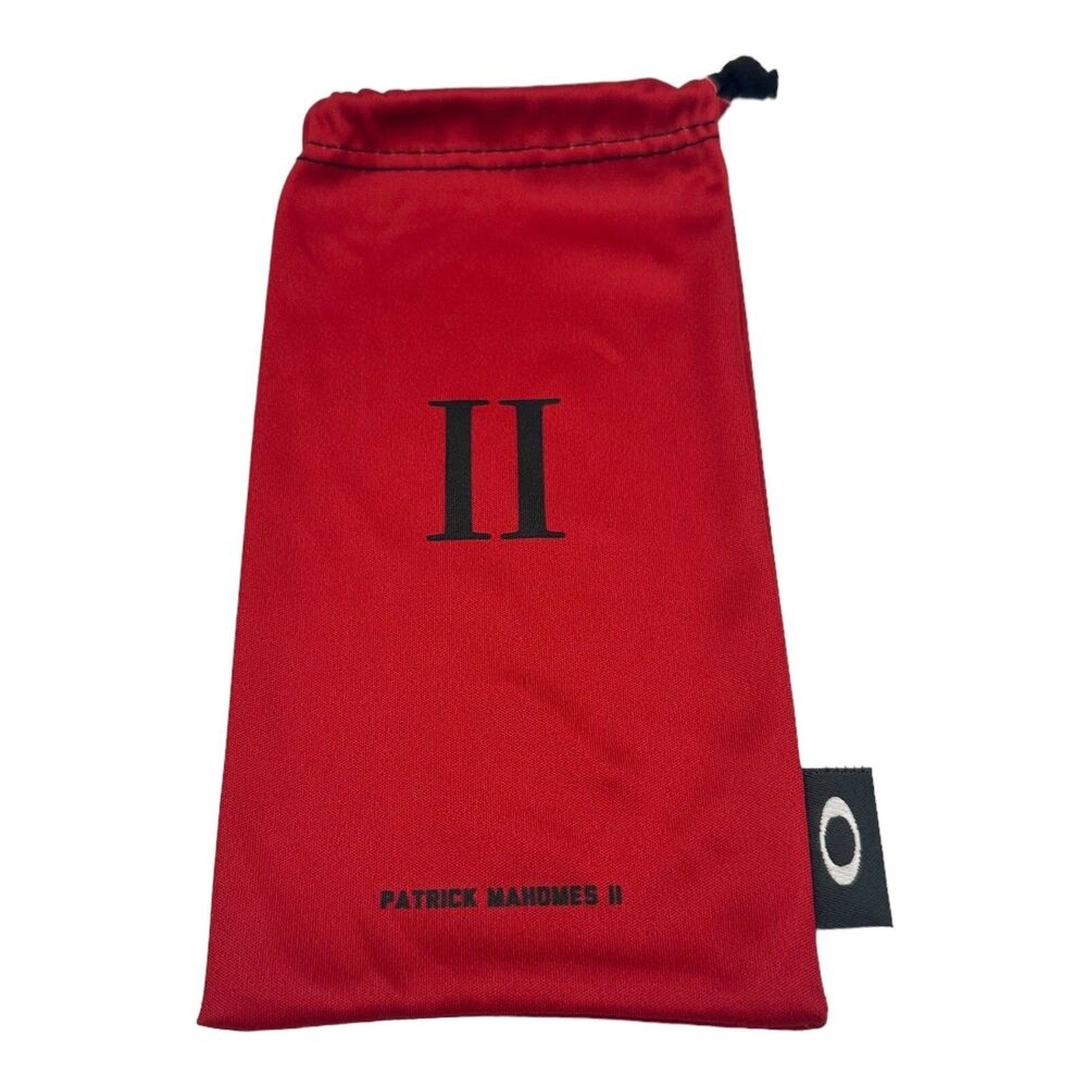 Oakley Patrick Mahomes Signature Red Microbag Storage Cloth HDO (Authentic)